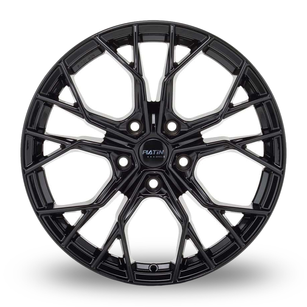 18" Platin P 118 Black Alloy Wheels