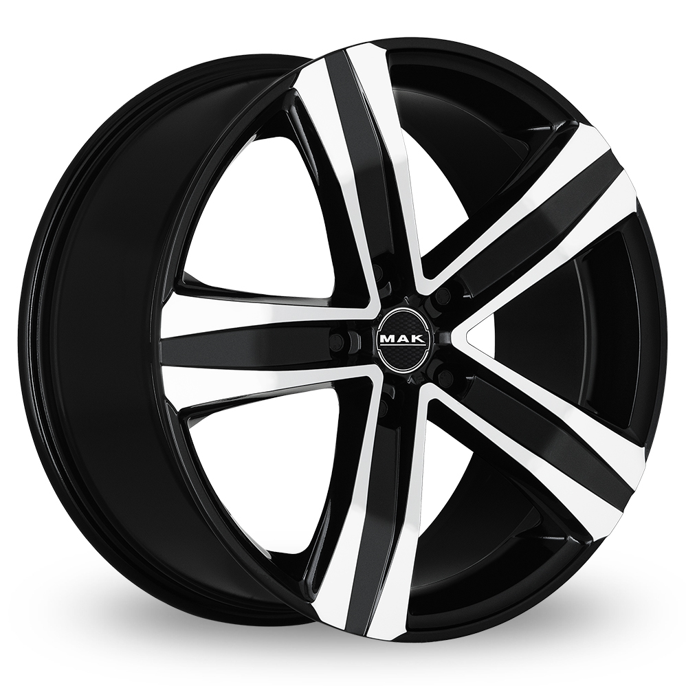 17" MAK STONE5 Black Mirror Alloy Wheels