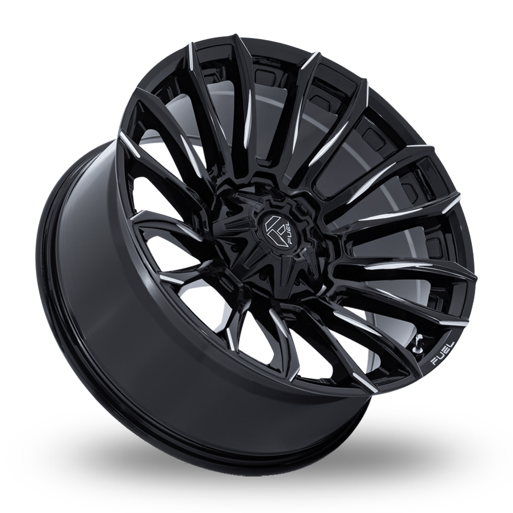 22" Fuel Off-Road FC889 Blade (USA Warehouse) Gloss Black Milled Alloy Wheels