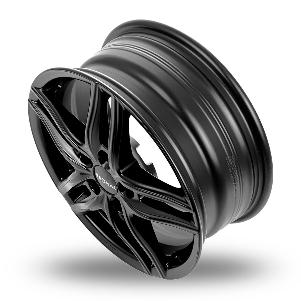 20" Ronal R65 Matt Black Alloy Wheels