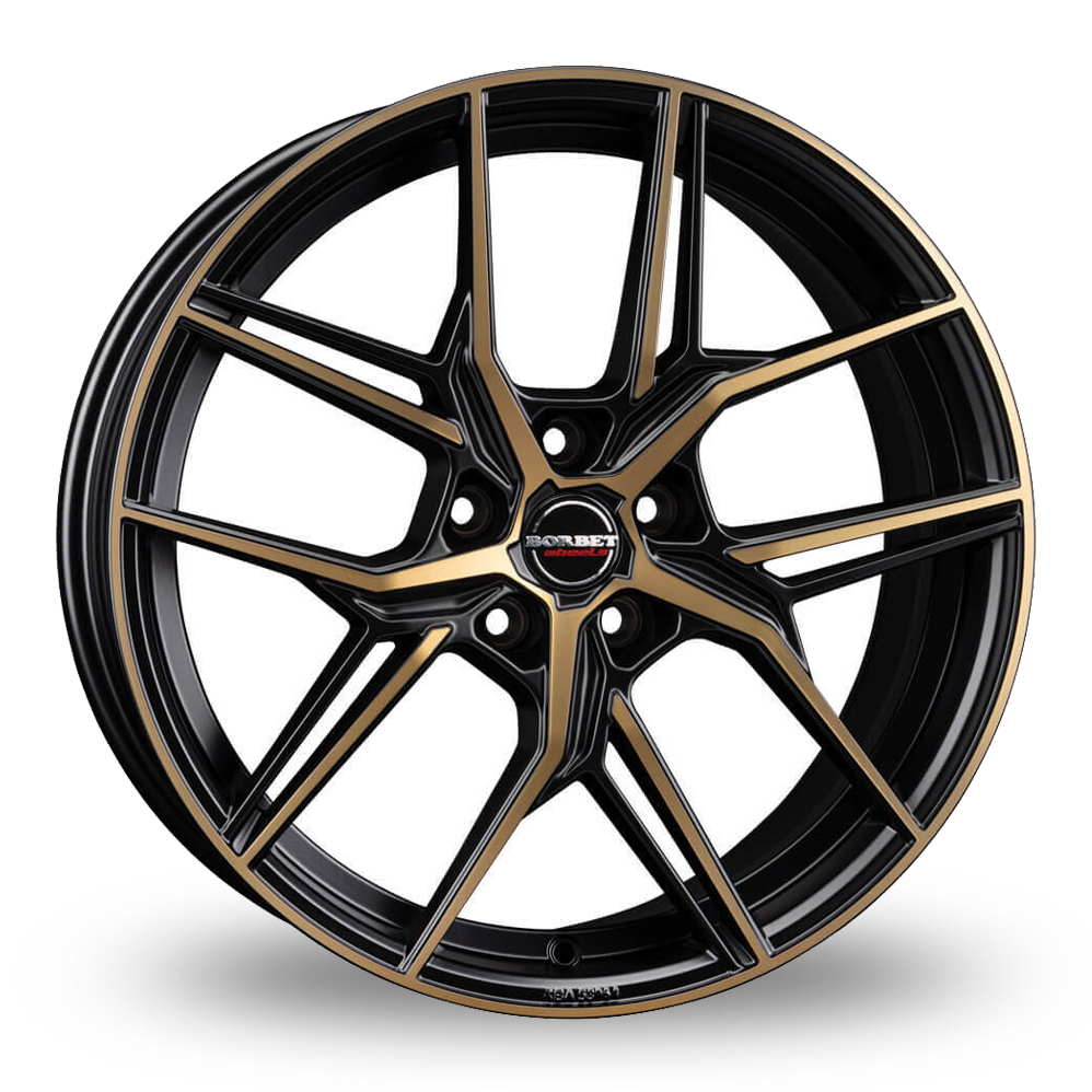 Borbet QX Matt Black Bronze Alloy Wheels