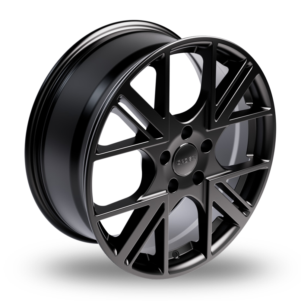 18" Cades Patriot Matt Black Alloy Wheels