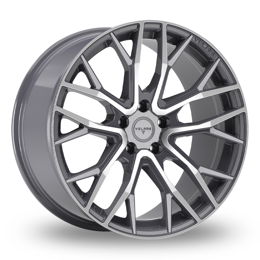 Velare VLR08 Platinum Grey Polsihed Alloy Wheels