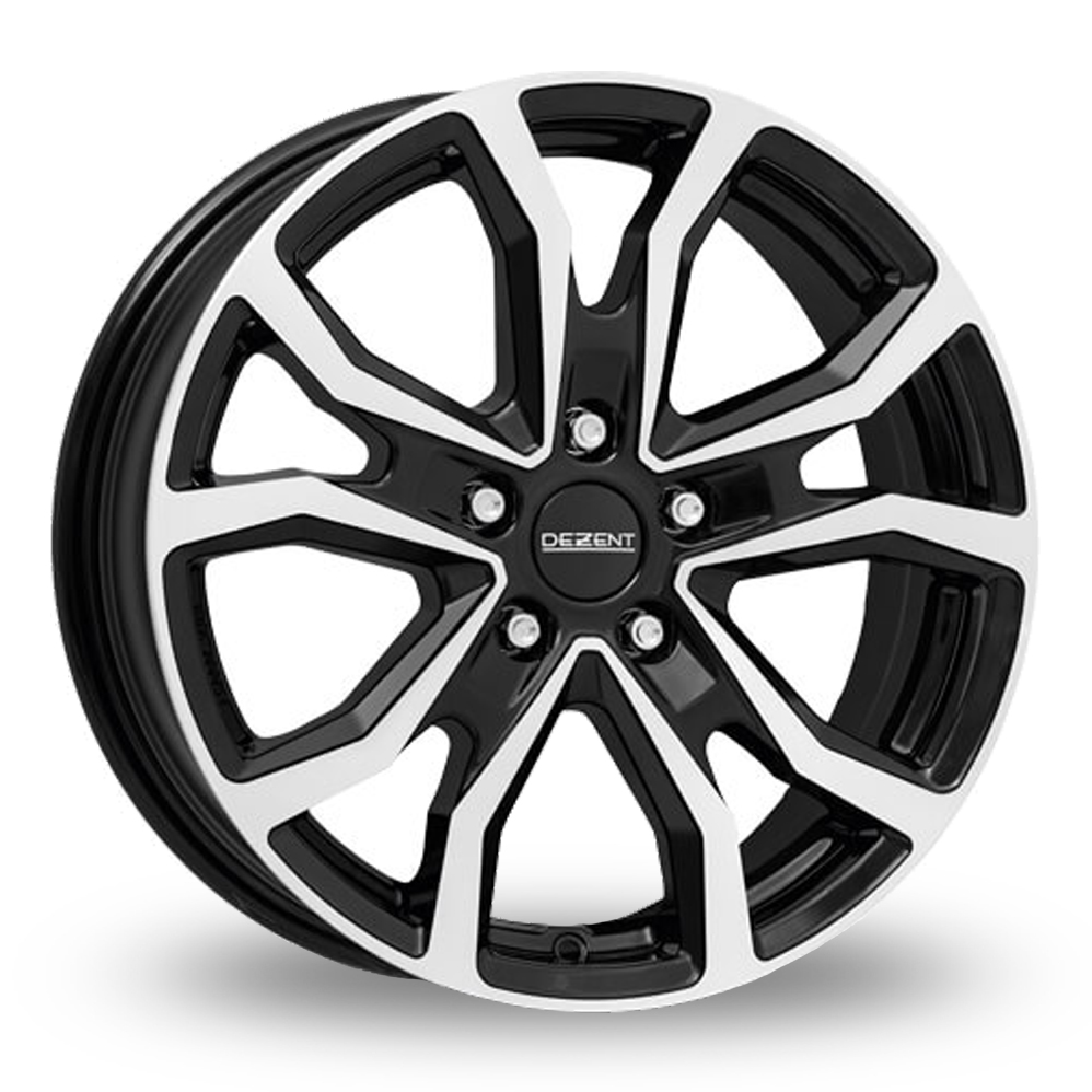 Dezent TV-Trailer Black Polished Alloy Wheels