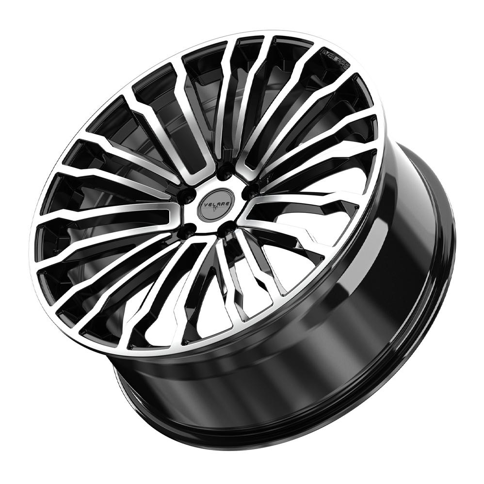 22" Velare VLR09 Gloss Black Machined Alloy Wheels