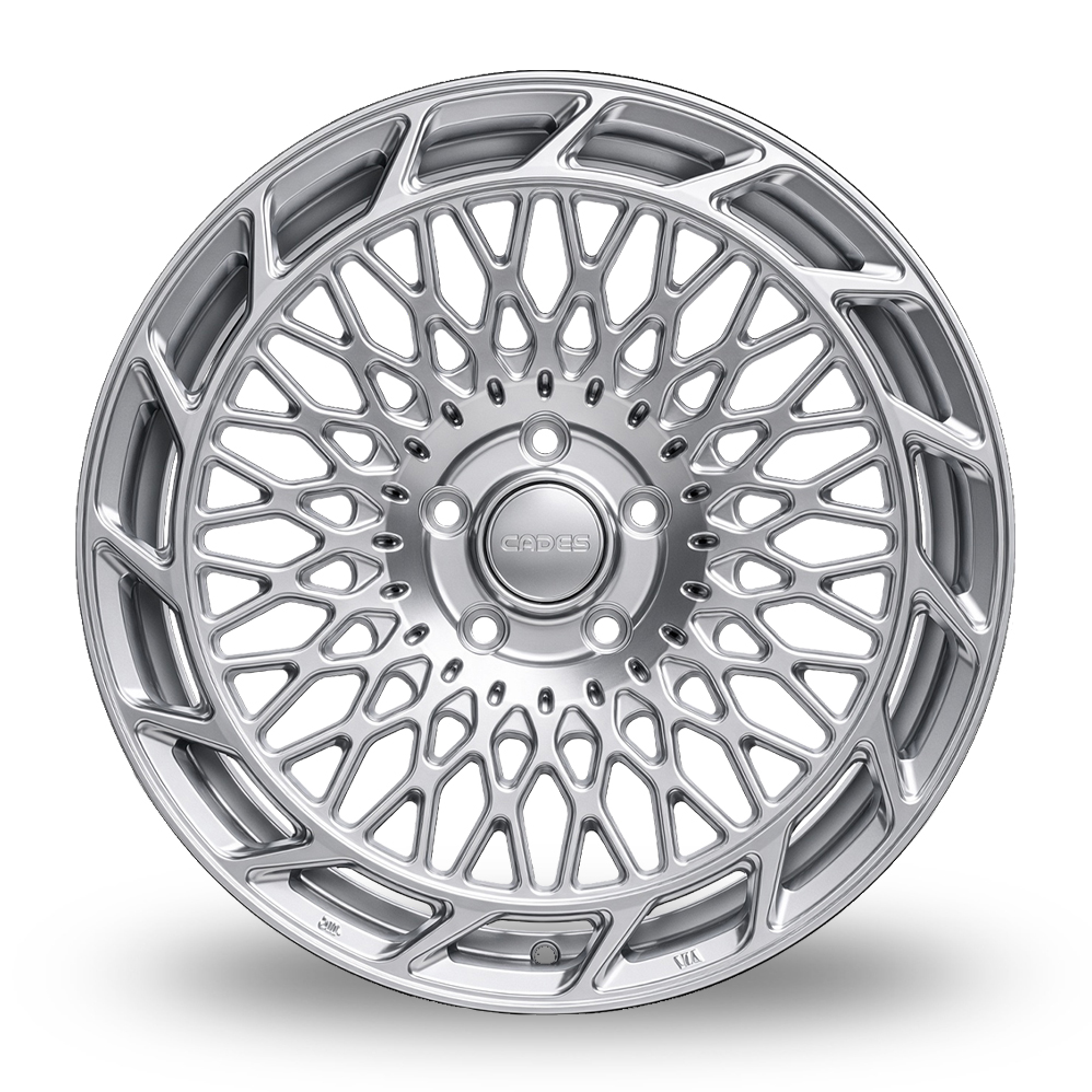 19" Cades Dione Silver Alloy Wheels