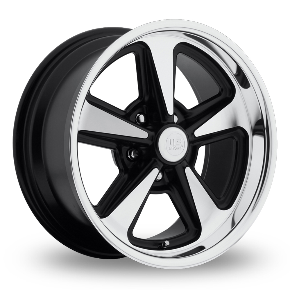 US Mags U109 Bandit (USA Warehouse) Matt Black Machined Alloy Wheels