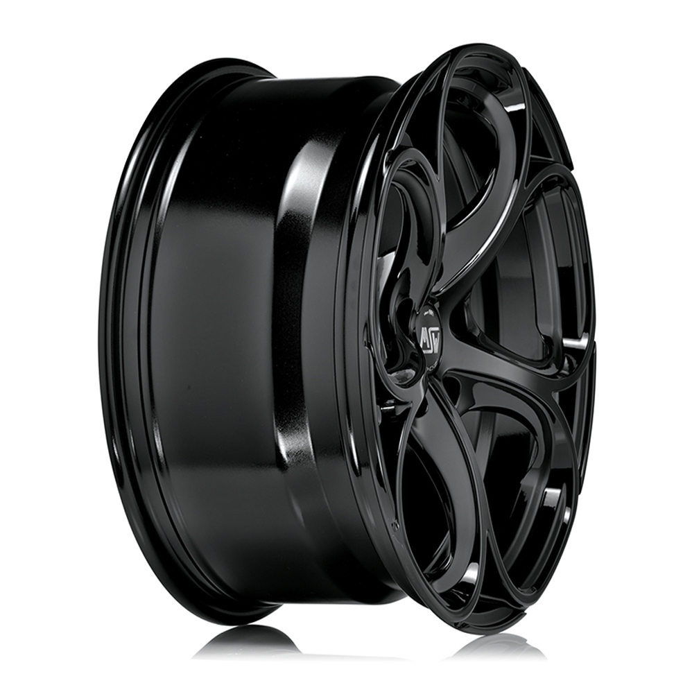 18" MSW (by OZ) 82 Gloss Black Alloy Wheels