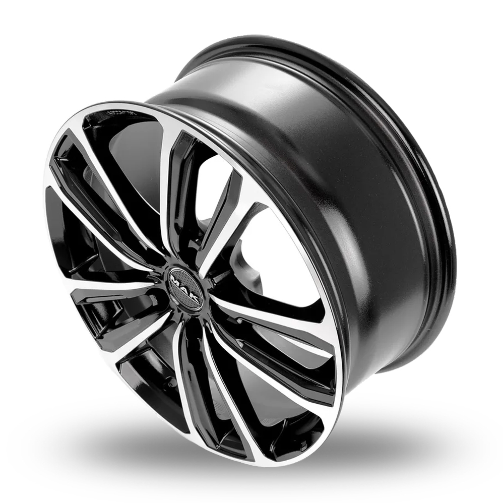15" MAK Magma Black Mirror Alloy Wheels