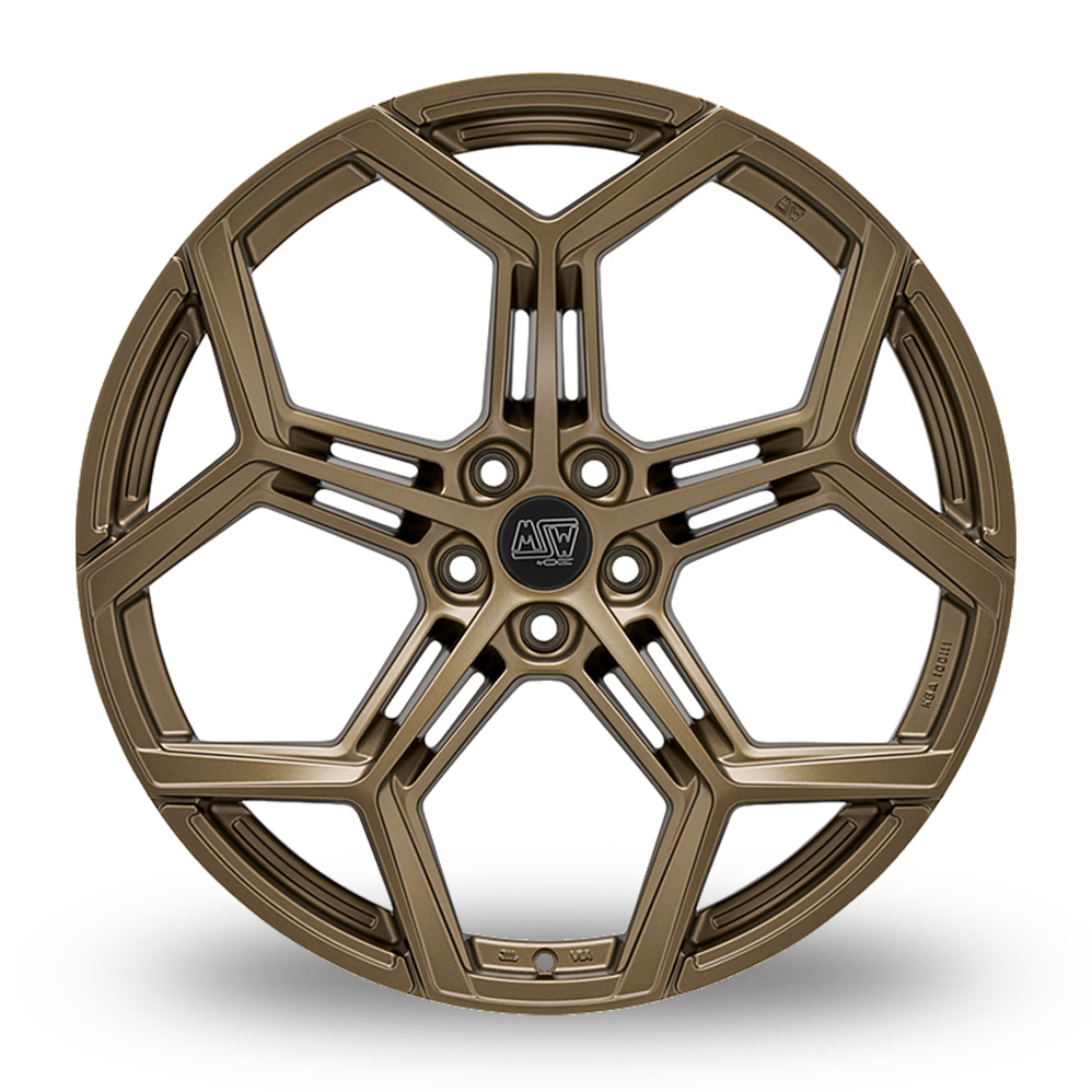 22" MSW (by OZ) 53 Rally Bronze Alloy Wheels