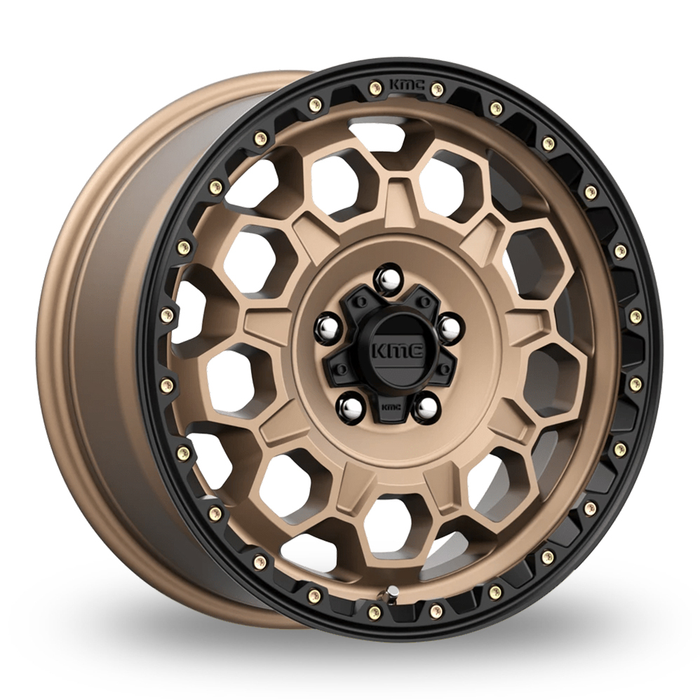 KMC KM545 Trek Matte Bronze With Black Lip Alloy Wheels