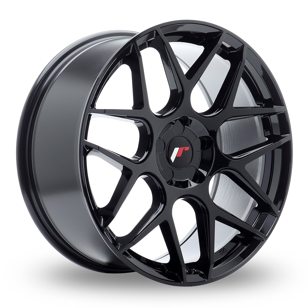 Japan Racing JR18 (8.5x19) (Custom Fitment) Gloss Black Alloy Wheels