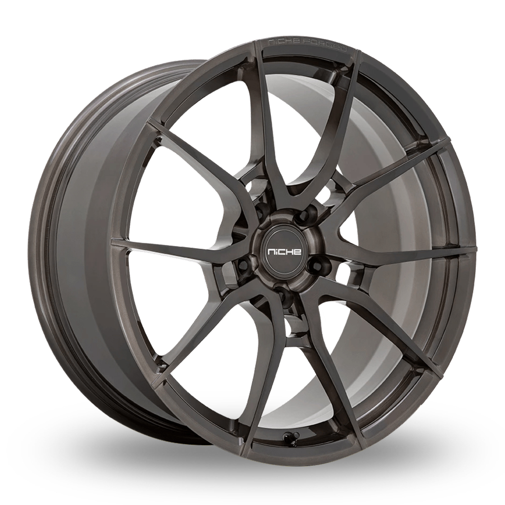 Niche T111 Kanan (USA Warehouse) Brushed Candy Smoke Alloy Wheels