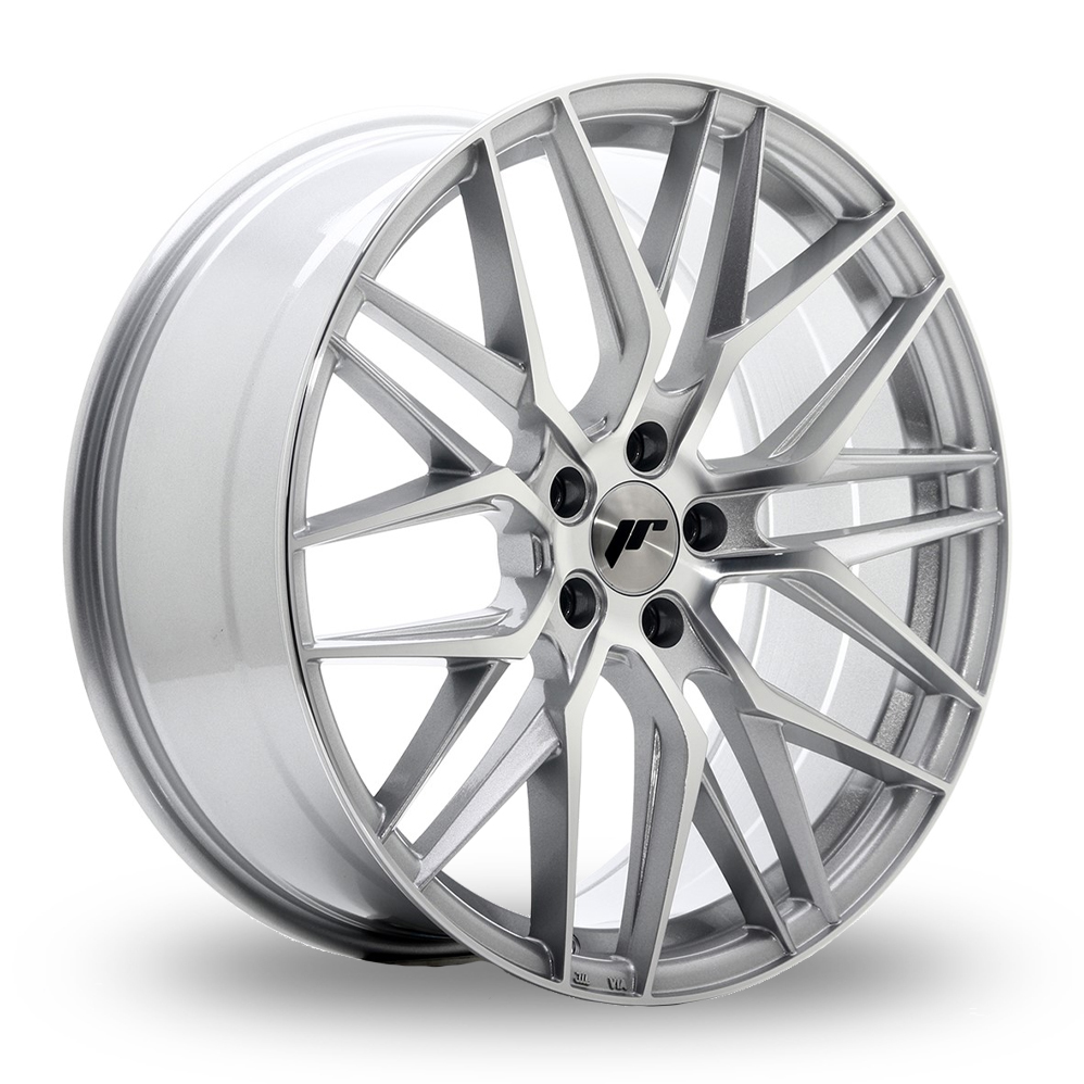 Japan Racing JR28 (8.5x20) Silver Machined Face Alloy Wheels