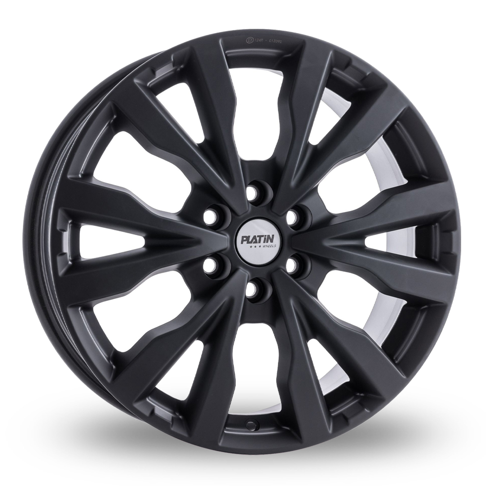 Platin P 86 Matt Black Alloy Wheels
