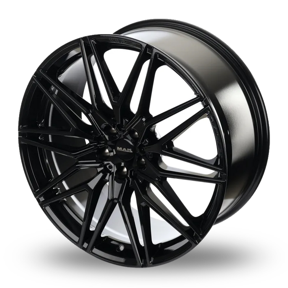 20" MAK Sturm Gloss Black Alloy Wheels