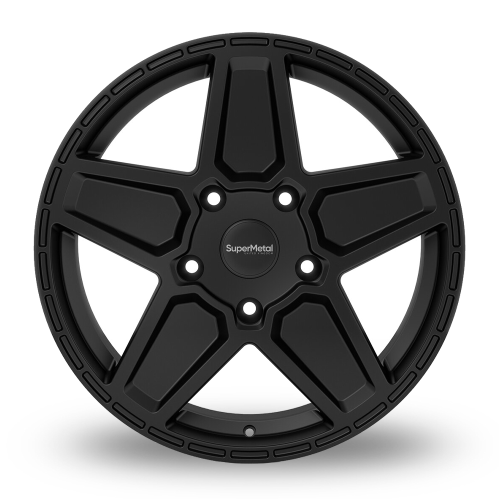 20" SuperMetal Rocket Matt Black Alloy Wheels