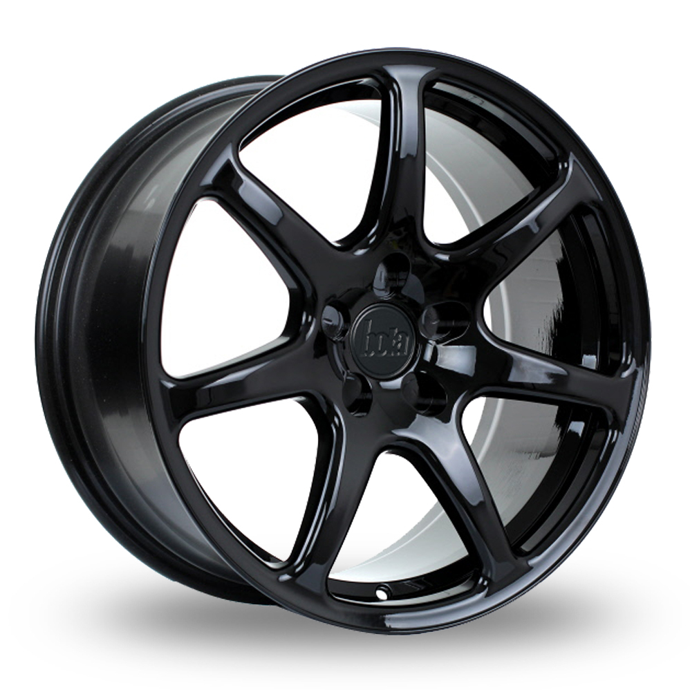 Bola B7 Gloss Black Alloy Wheels