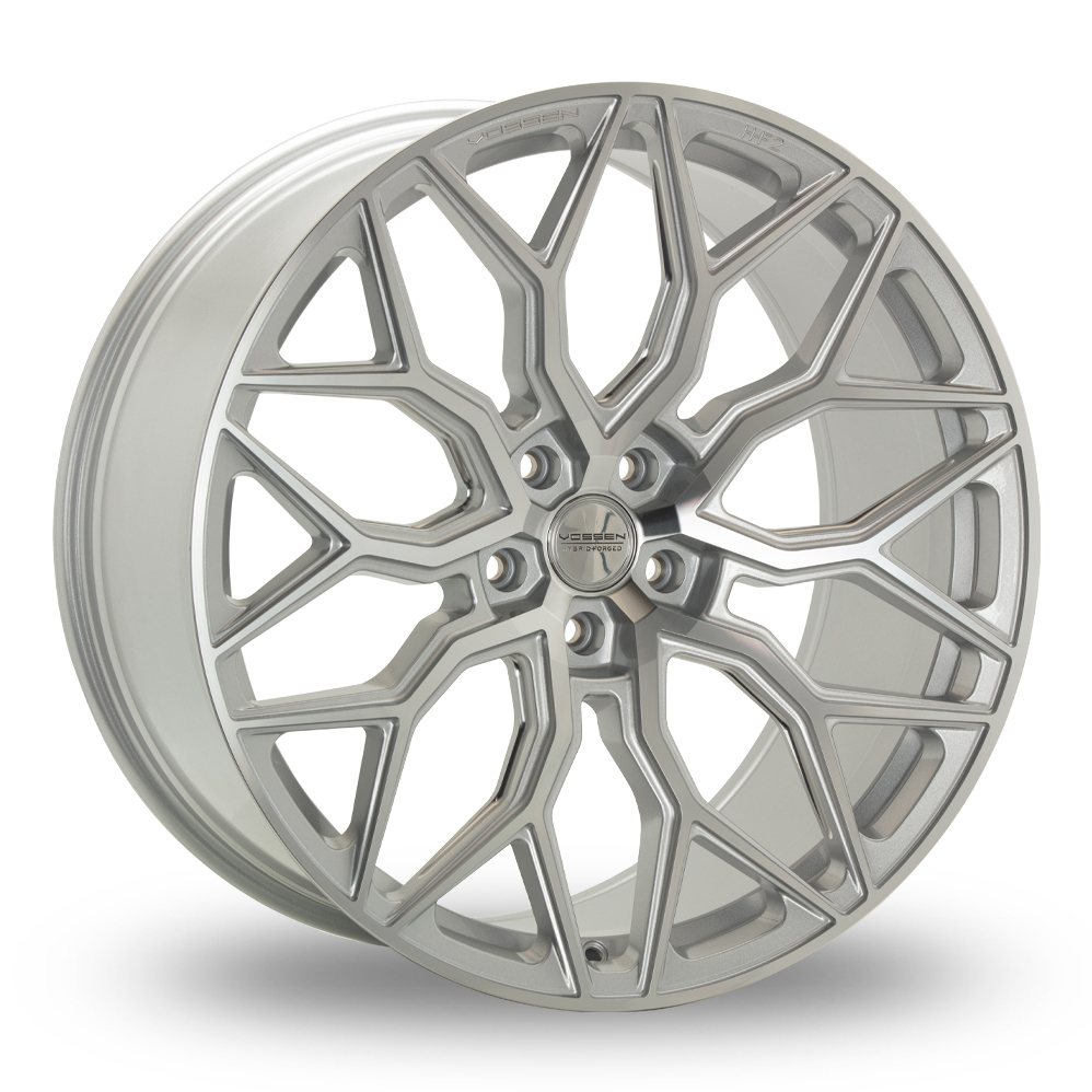 Vossen HF-2 (10x24) (Deep Concave) Silver Polished Alloy Wheels