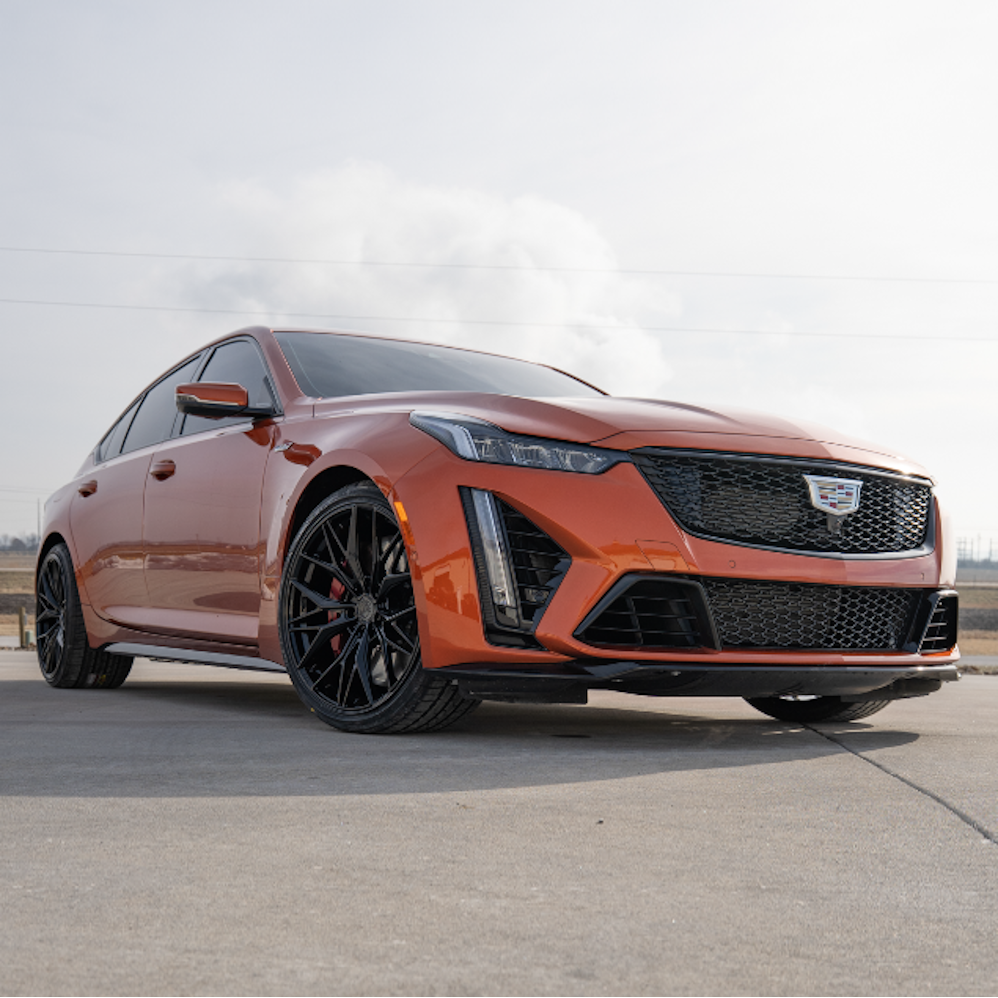 23" Axe Forged FF5 Gloss Black Alloy Wheels