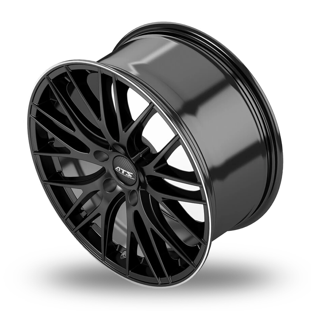 18" ATS Perfektion Racing Black Polished Alloy Wheels