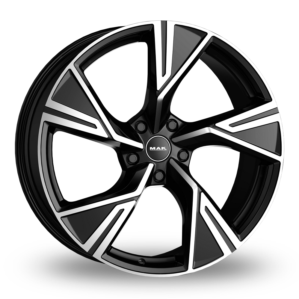 MAK Stark Black Mirror Alloy Wheels