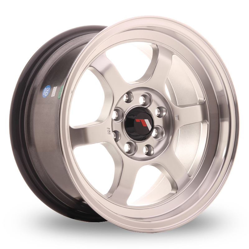 Japan Racing JR12 (8.5x15) Hyper Silver Alloy Wheels