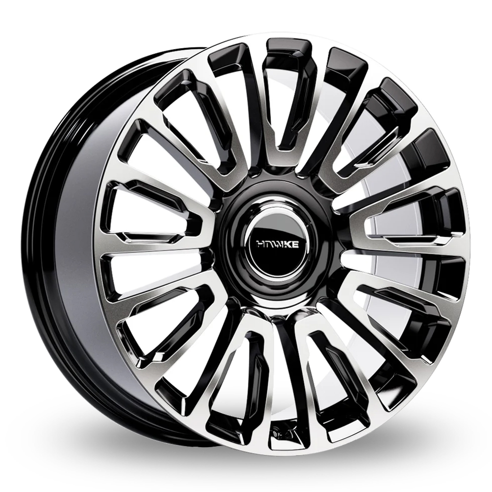 Hawke Dresden Black Polished Alloy Wheels