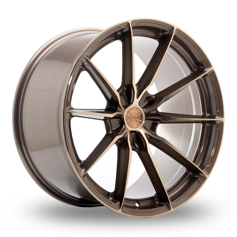 Japan Racing JR37 (10.5x20) (Custom Fitment) Platinum Bronze Alloy Wheels