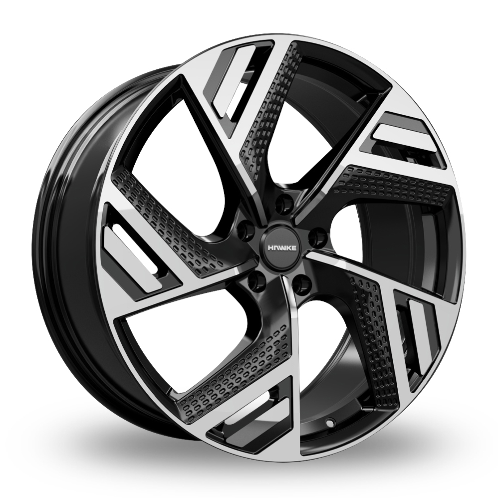 Hawke Valor Black Polished Alloy Wheels