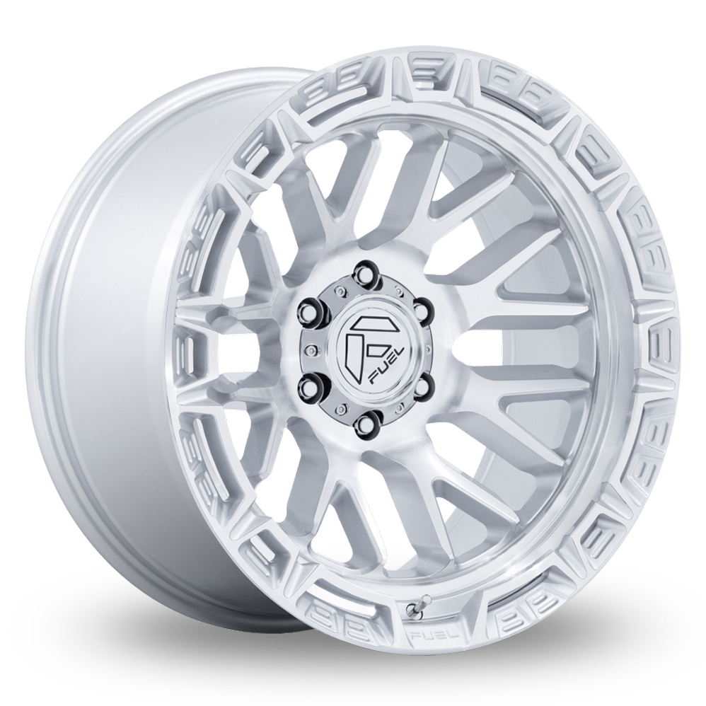 Fuel Off-Road FC890 Rail (USA Warehouse) Gloss Silver Polished Alloy Wheels