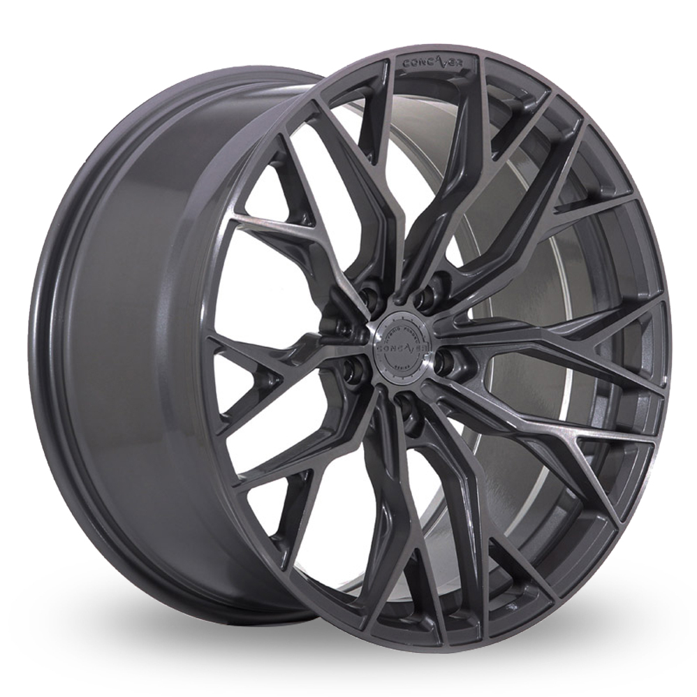 19" Concaver CVR1 (8.5x19) (Performance Concave) Carbon Graphite  Alloy Wheels