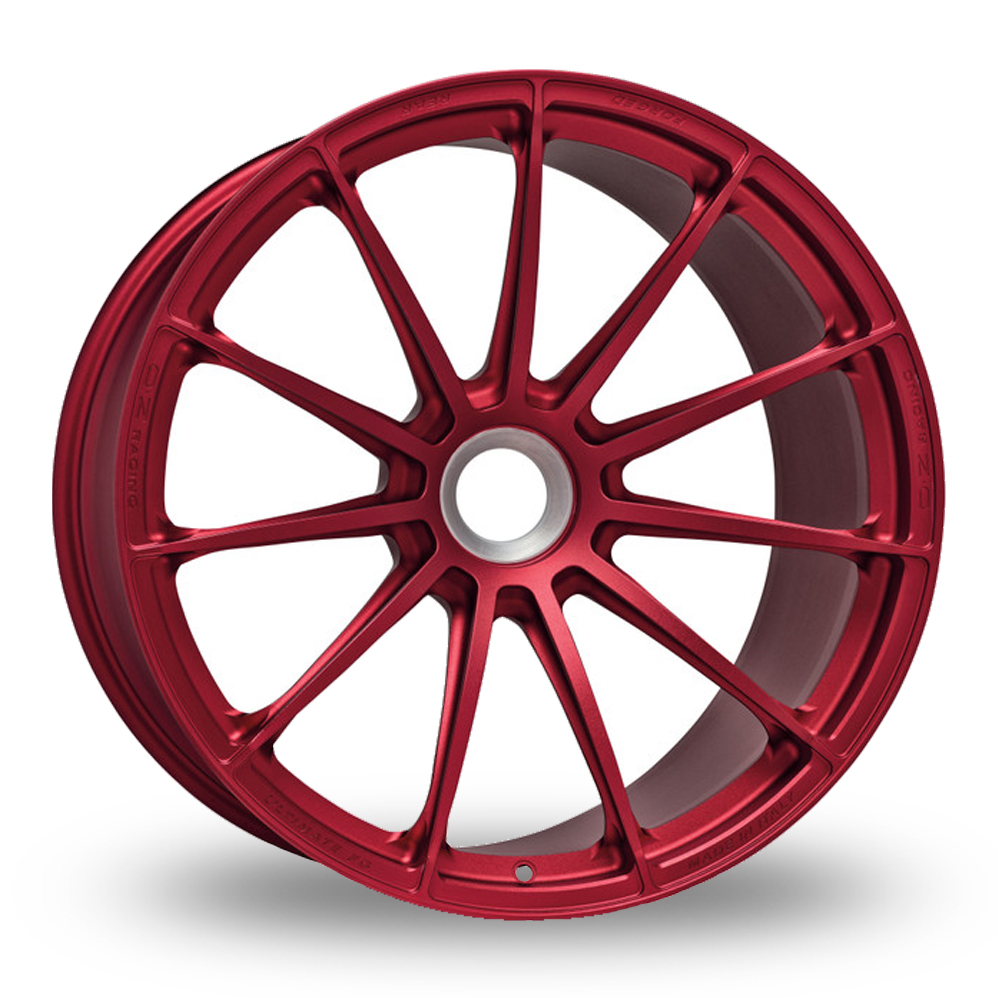 OZ Racing Ultimate AL FG Anodized Red Alloy Wheels