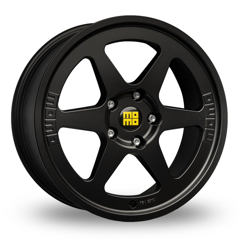 Momo Heritage 6 Matt Black Alloy Wheels