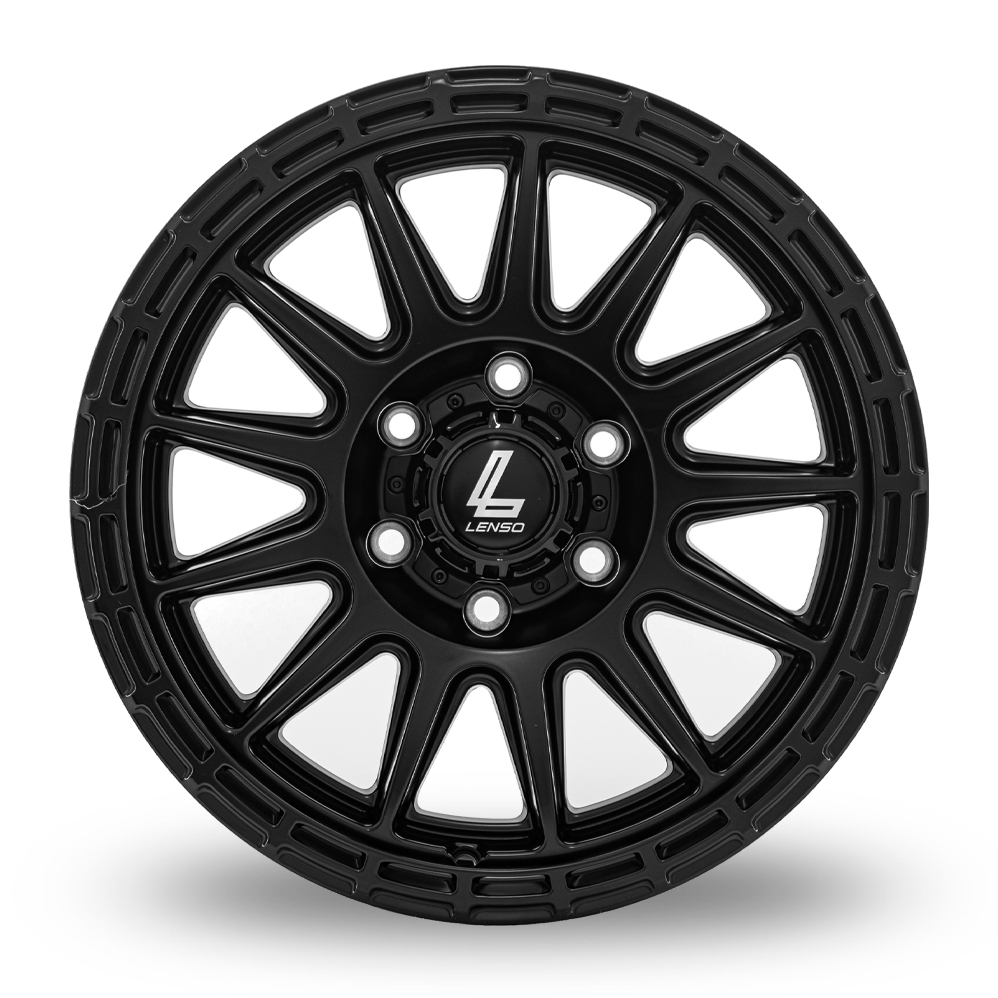 18" Lenso MXD Matt Black Alloy Wheels