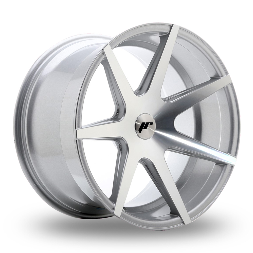 Japan Racing JR20 (11x19) (Custom Fitment) Silver Machined Face Alloy Wheels