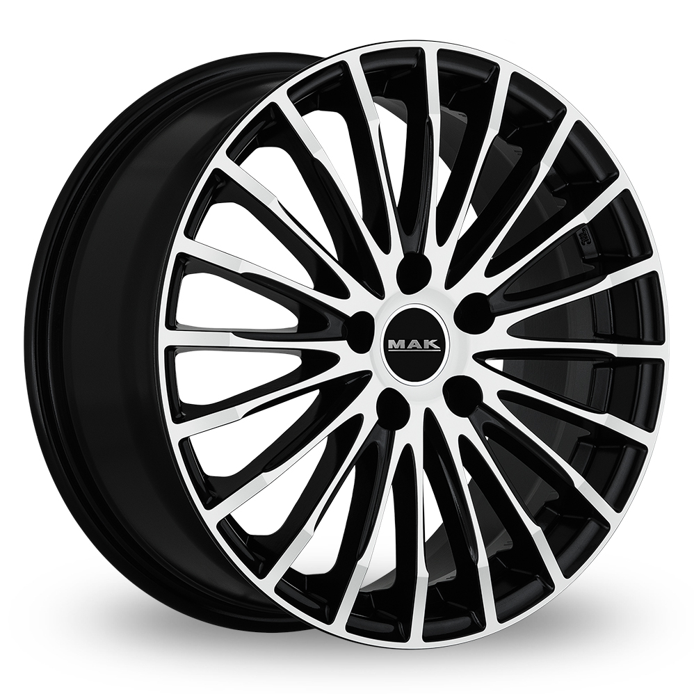 18" MAK Starlight Ice Black Alloy Wheels