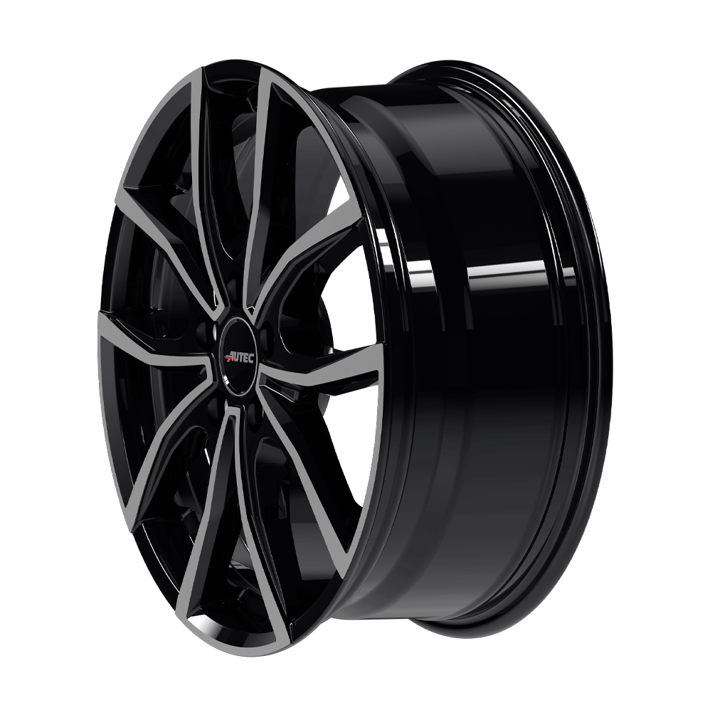 18" Autec Vidron Black Polished Alloy Wheels