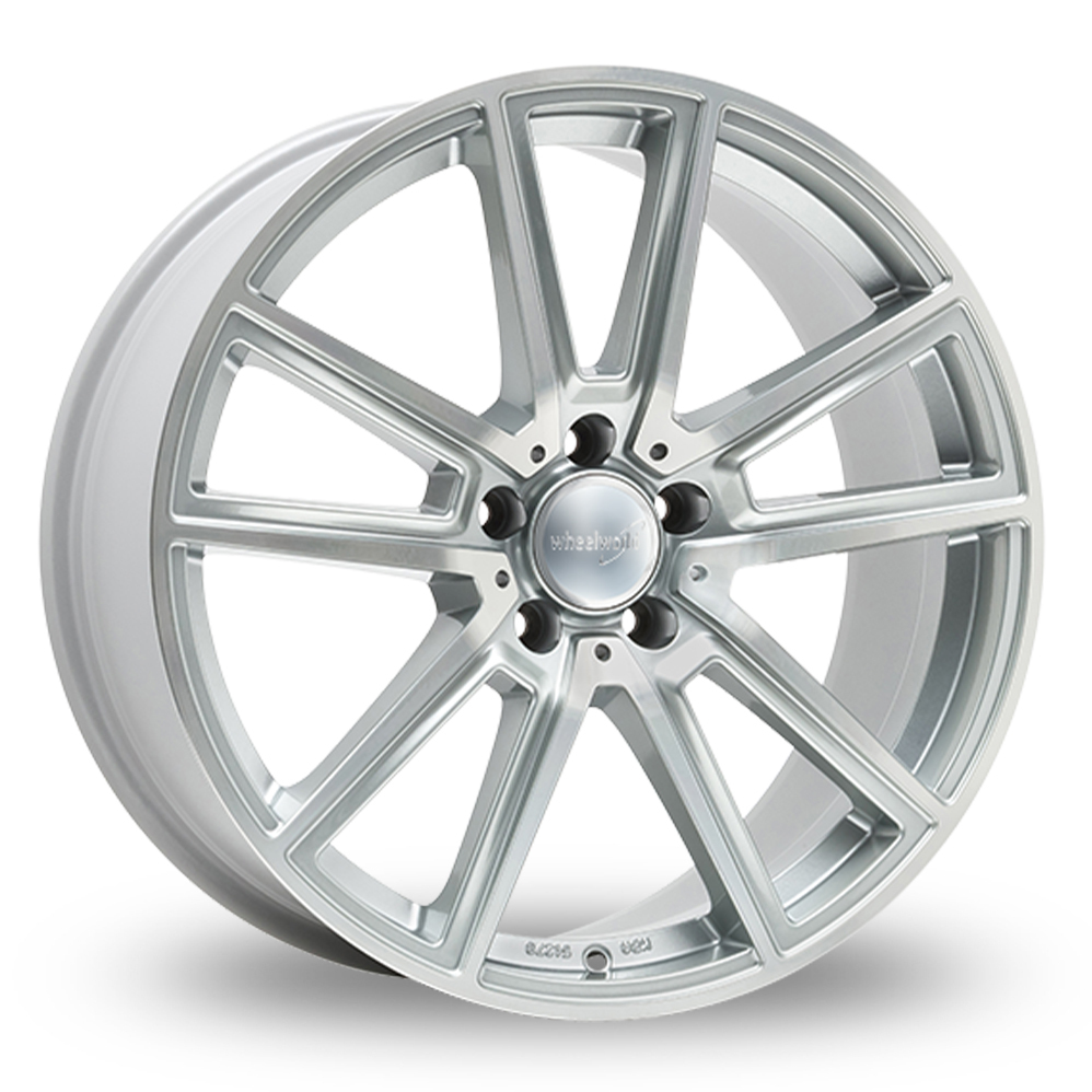 18" Wheelworld WH30 Silver Polished Alloy Wheels
