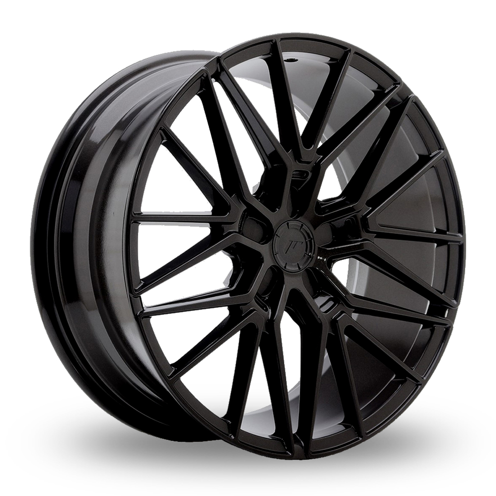 Japan Racing JR38 (8x18) (Custom Fitment) Gloss Black Alloy Wheels