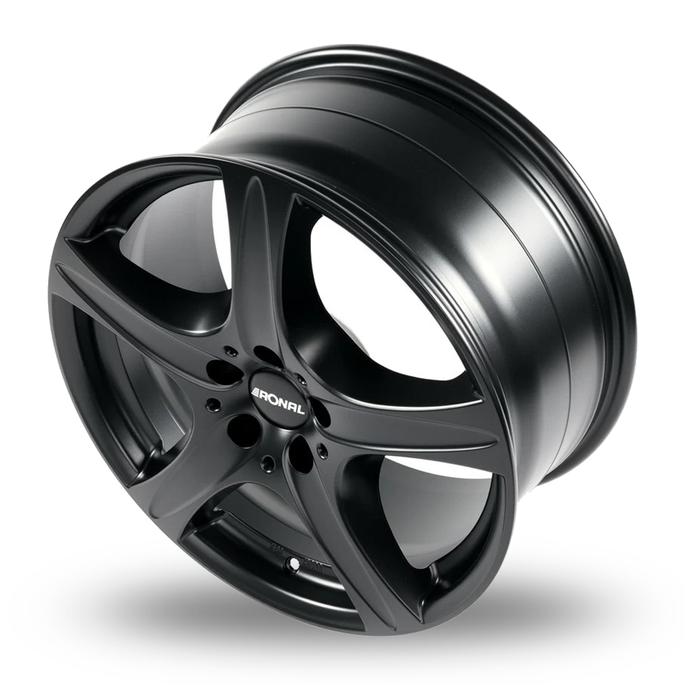 17" Ronal R55 SUV Matt Black Alloy Wheels