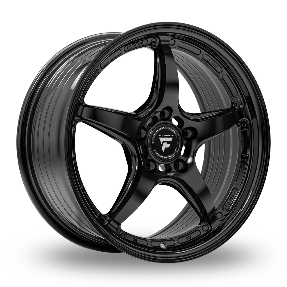 Fondmetal FS367 Fittipaldi Gloss Black Alloy Wheels