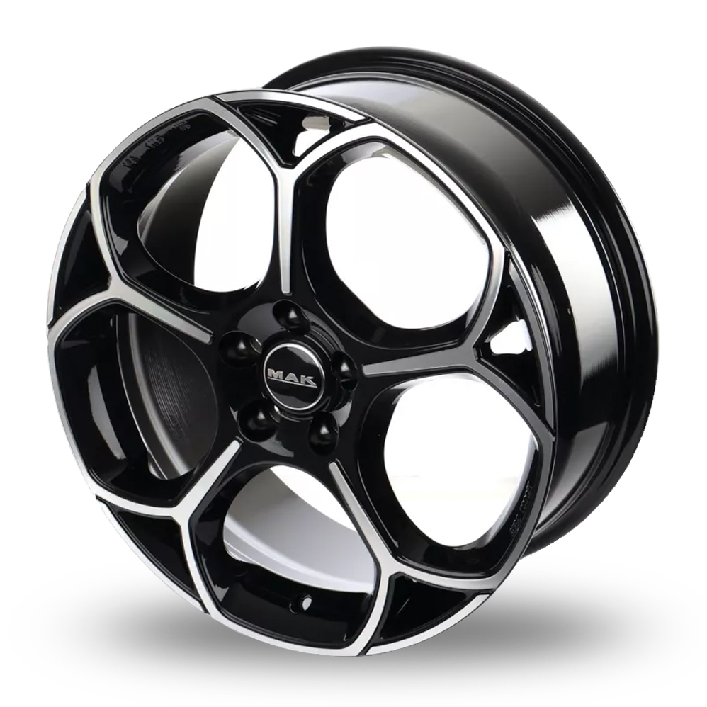 18" MAK Monza Black Mirror Alloy Wheels