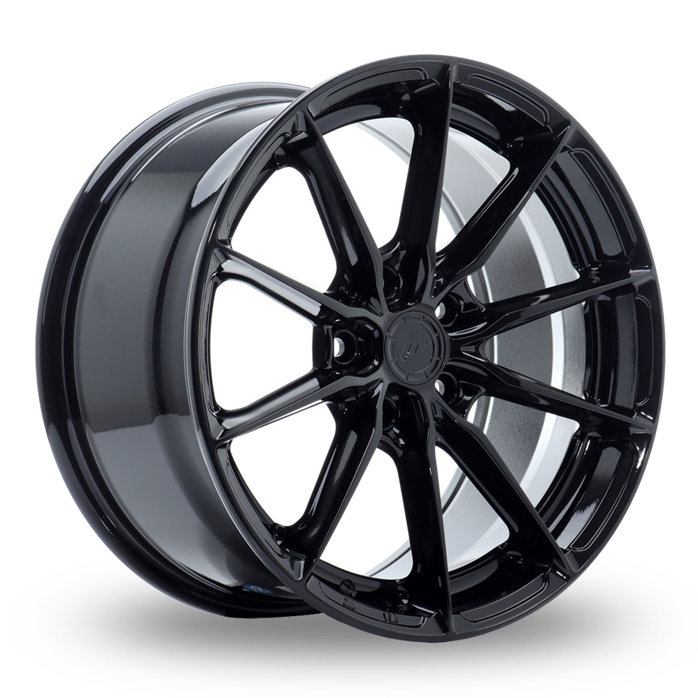 Japan Racing JR37 (8x17) Gloss Black Alloy Wheels