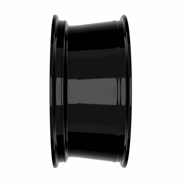 18" Fox Racing WX3 Gloss Black Polished Alloy Wheels