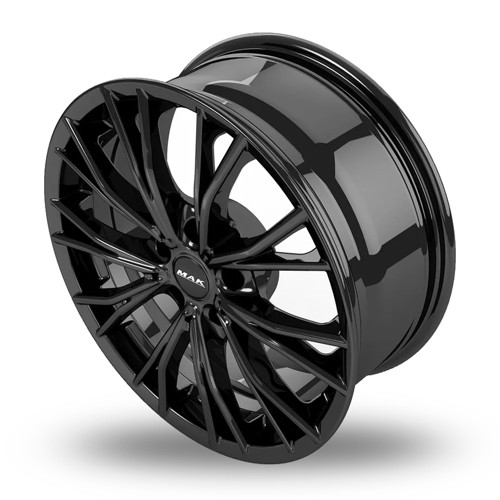 17" MAK Mark Gloss Black Alloy Wheels