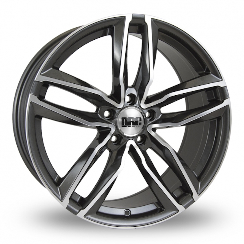 DRC DAA Gunmetal Polished Alloy Wheels