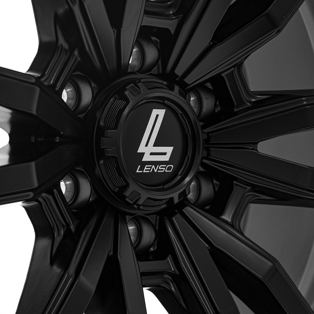 18" Lenso Valor Matt Black Alloy Wheels