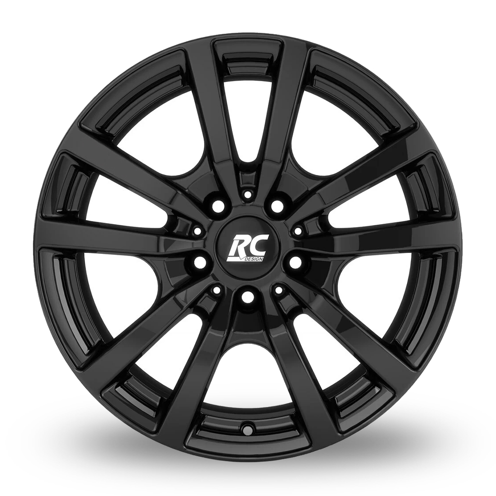 17" RC Design RC25 T Gloss Black Alloy Wheels