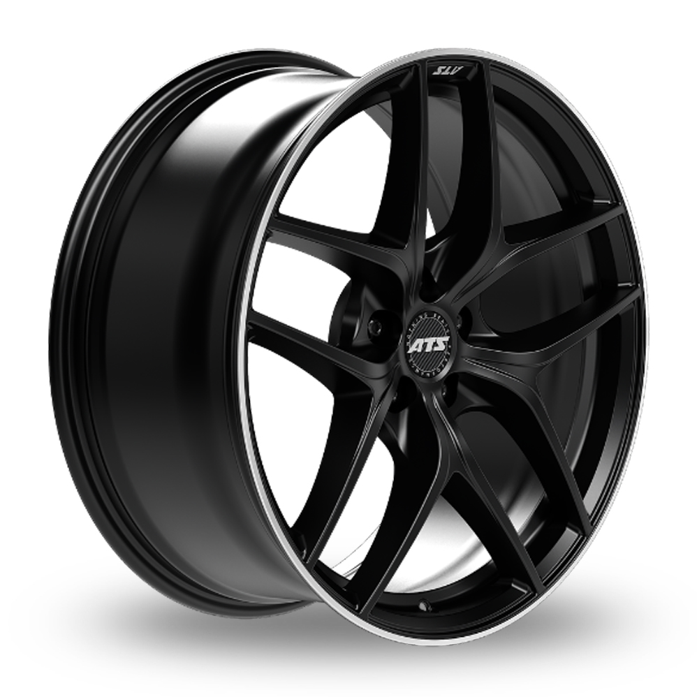 19" ATS Competition 2 Racing Black Polished Alloy Wheels